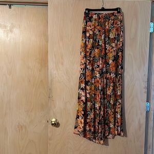 Billabong wide leg tropical linen pant